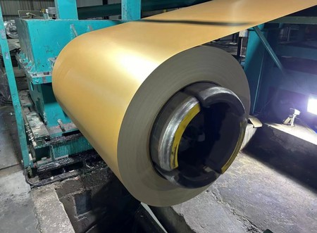 Color coated roll